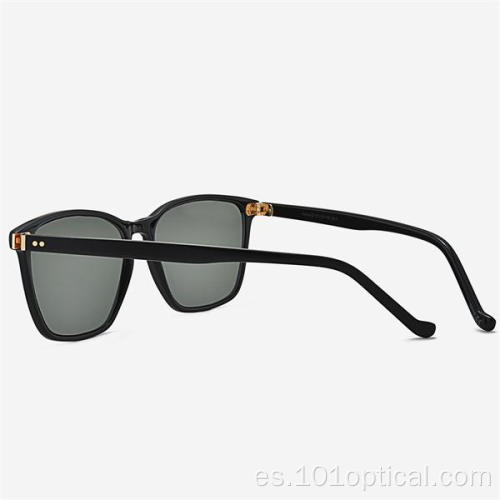 Gafas de sol cuadradas de acetato para hombre